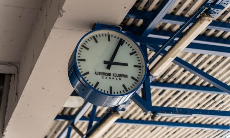 a simple departure time guide